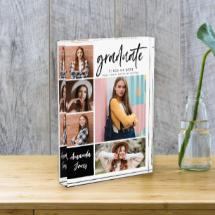 Modern Photo Collage Graduation Keepsake 