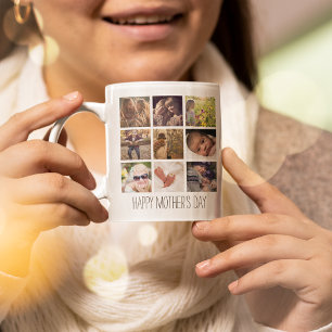 Modern Photo Collage   Happy Mother's Day Coffee Mug