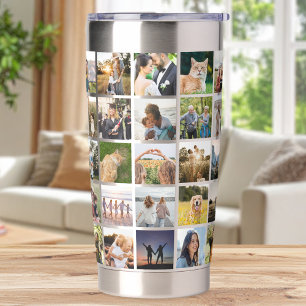 Modern Photo Collage Insulated Tumbler
