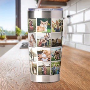 Modern Photo Collage Insulated Tumbler