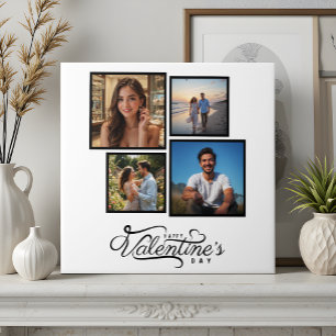 Modern Photo Collage Keepsake Valentines Gift Ceramic Tile