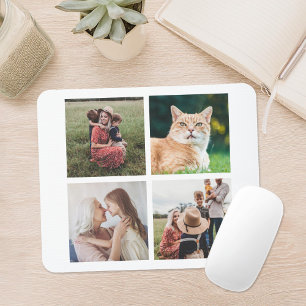 Modern Photo Collage Mouse Pad
