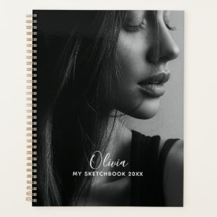 Modern Photo Collage Personalised Sketchbook  Planner