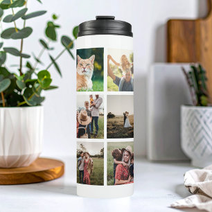 Modern Photo Collage Thermal Tumbler