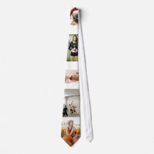 Modern Photo Collage Tie