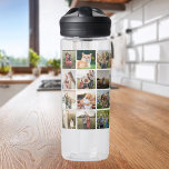 Modern Photo Collage Water Bottle<br><div class="desc">Create Your Own Personalised Photo Collage Water Bottle</div>