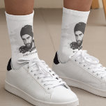 Modern Photo Crew Socks<br><div class="desc">These simplistic Photo socks gift, for the man in your life! Featuring a brushed photo effect with the option to add text, will make the perfect gift for any occassion, wedding, birthdays, fathers day, christmas and valentines day. The font style, size and colour can be changed after personalising by clicking...</div>