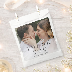 Modern Photo Editorial Wedding Favour Bag