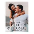 Modern Photo Elegant Wedding Welcome