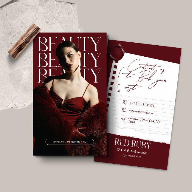 Modern Photo Fashion Business Card (Creator Uploaded)