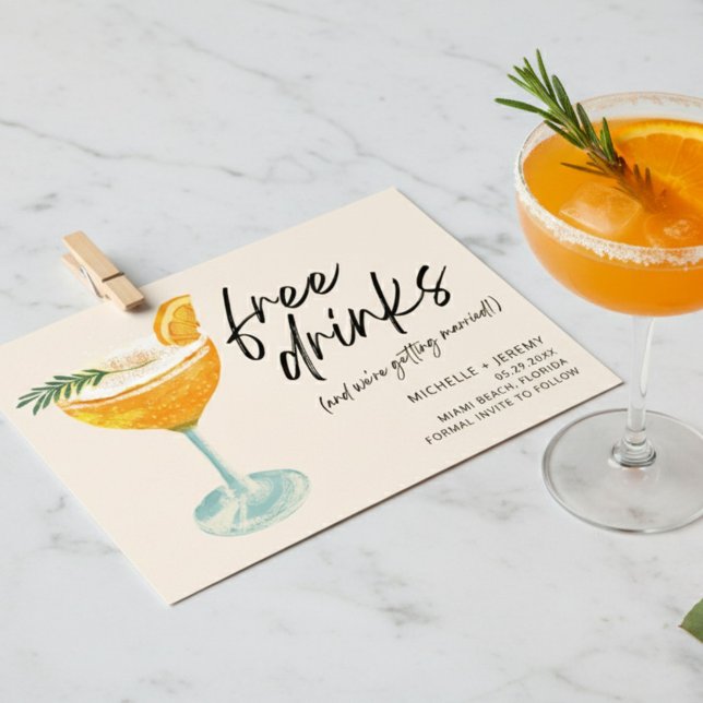 Modern Photo Funny Wedding Save The Date (Modern Photo Funny Wedding Save The Date)