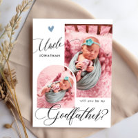 Modern Photo Godfather Proposal