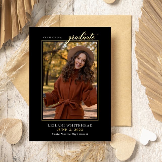 Modern Photo Graduate Black (Creator Uploaded)