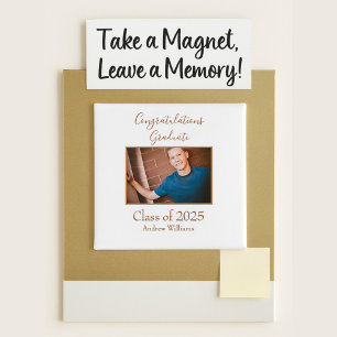 Modern Photo Graduate Class of 20XX  Magnet
