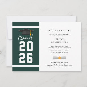 Modern Photo Graduation 2026 Party Invitation