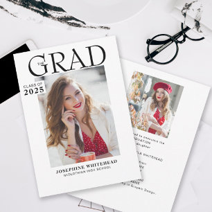 Modern Photo Graduation Announcement 2022