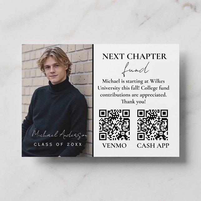 Modern Photo Graduation Announcement Card (#graduation #announcementphoto #graduation #cardmodern #graduationminimal #graduation #cardsenior )