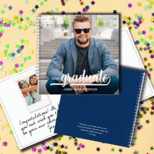Modern Photo Graduation Guest Book