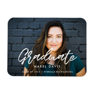 Modern Photo graduation Magnet