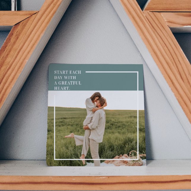 Modern Photo Green Family Lovely Gift (Creator Uploaded)