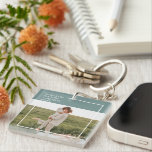 Modern Photo Green Family Lovely Gift Key Ring<br><div class="desc">Introducing the Modern Photo Green Family Lovely Gift! This gift is a perfect way to capture and celebrate the love and bond within a family, while adding a touch of elegance and modernity to any home decor.The Modern Photo Green Family Lovely Gift is not only a beautiful decorative piece but...</div>