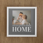 Modern Photo Grey It's good To Be Home Quote Gift Poster<br><div class="desc">Modern Photo Grey It's good To Be Home Quote Gift</div>