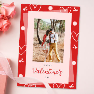Modern Photo Happy Valentine's Day Boyfriend Holiday Card