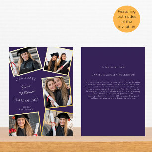 Modern photo  high school graduation 