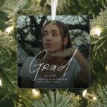 Modern Photo High School Graduation Gifts Metal Tree Decoration<br><div class="desc">Celebrate a meaningful milestone with this Modern Photo High School Graduation Gifts Ceramic Ornament. Featuring a favorite senior photo paired with clean modern typography, this personalized graduation ornament captures a special moment to cherish for years to come. Perfect for high school graduation celebrations, Class of keepsakes, or thoughtful graduation gifts,...</div>