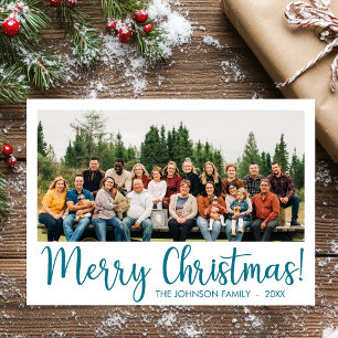 Modern Photo Holiday Card