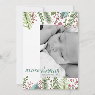 Modern Photo Holiday More And Merrier