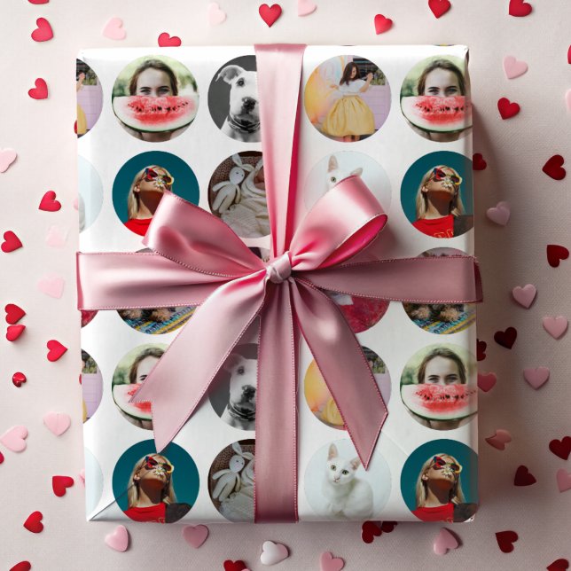 Modern Photo Keepsake Birthday Wrapping Paper (Creator Uploaded)