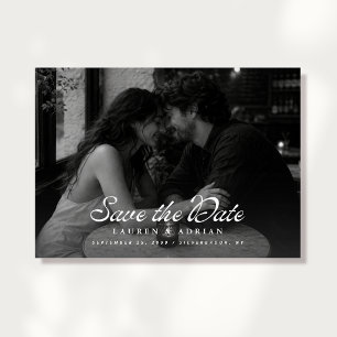 Modern Photo Landscape Save The Date Invitation