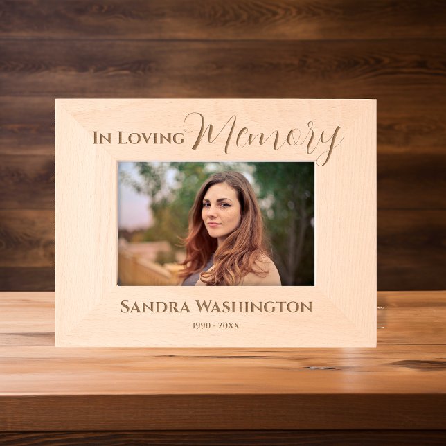 Modern Photo Memorial Photo Etched Frames (Creator Uploaded)