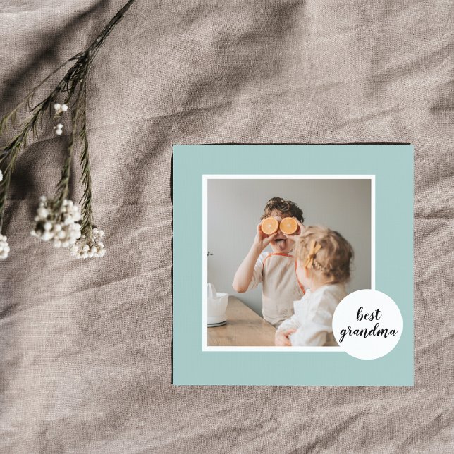 Modern Photo Mint Lovely Grandma Gift  (Creator Uploaded)