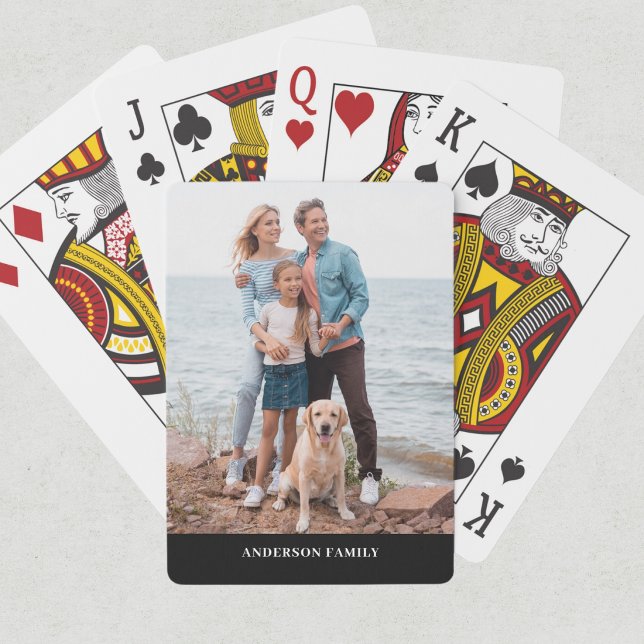 Modern Photo Name  Playing Cards (Creator Uploaded)
