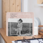 Modern Photo Pastel Pink Family Lovely Gift Cutting Board<br><div class="desc">Modern Photo Pastel Pink Family Lovely Gift</div>