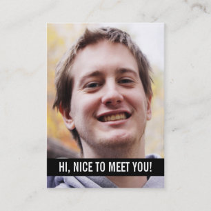 Modern Photo Personal Business Cards