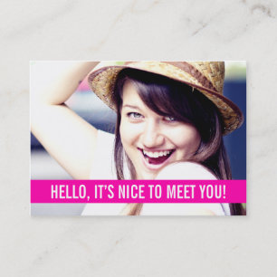 Modern Photo Personal Business Cards