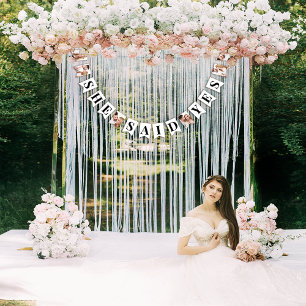 Modern Photo Photo Bridal Shower Bunting