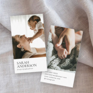 Modern Photo Photographer  Business Card