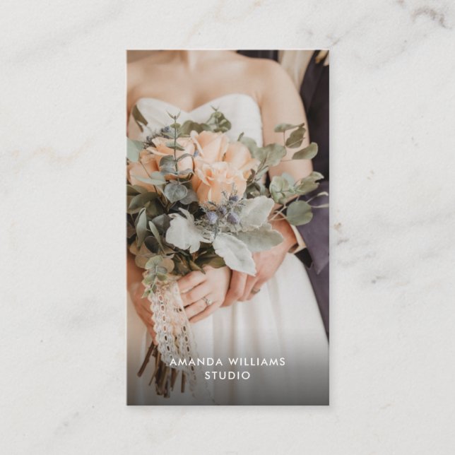 Modern Photo | Photographer Photography Business Card (Front)