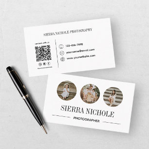 Modern Photo Photography Business Card
