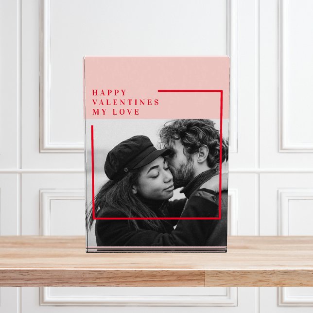 Modern Photo | Red & Pink Happy Valentines Gift (Creator Uploaded)
