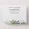 Modern Photo RSVP Greenery Botanical Wedding