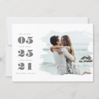 Modern Photo Save the Date