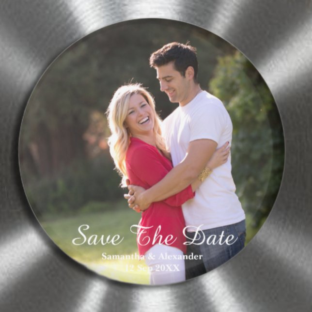 Modern Photo Save The Date Magnet (Creator Uploaded)