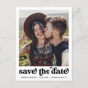 Modern Photo Save The Date Postcard