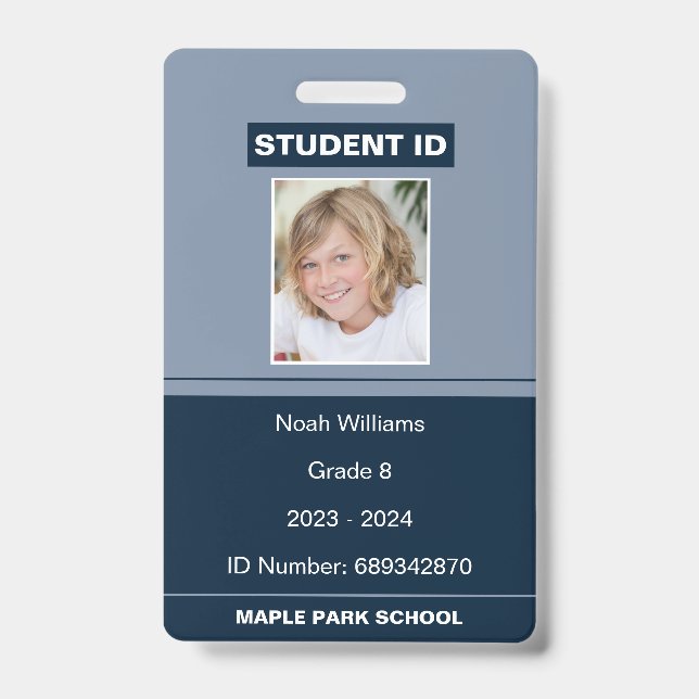 Modern Photo School Student ID  Badge (Front)