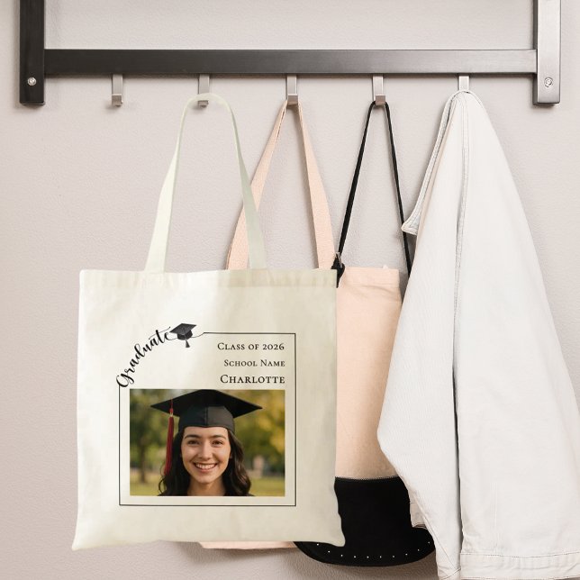 Modern photo senior Graduate Tote Bag (Creator Uploaded)